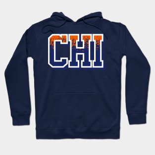 Chicago Football Retro Sports Letters Hoodie